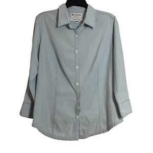Columbia Button Up Large